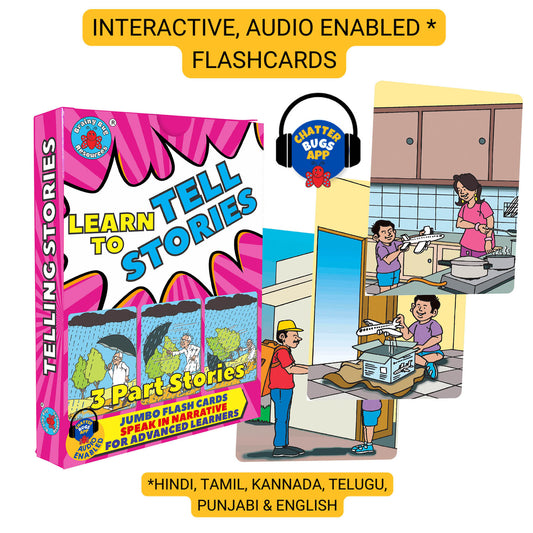 Story Sequences Audio Flashcards for Kids