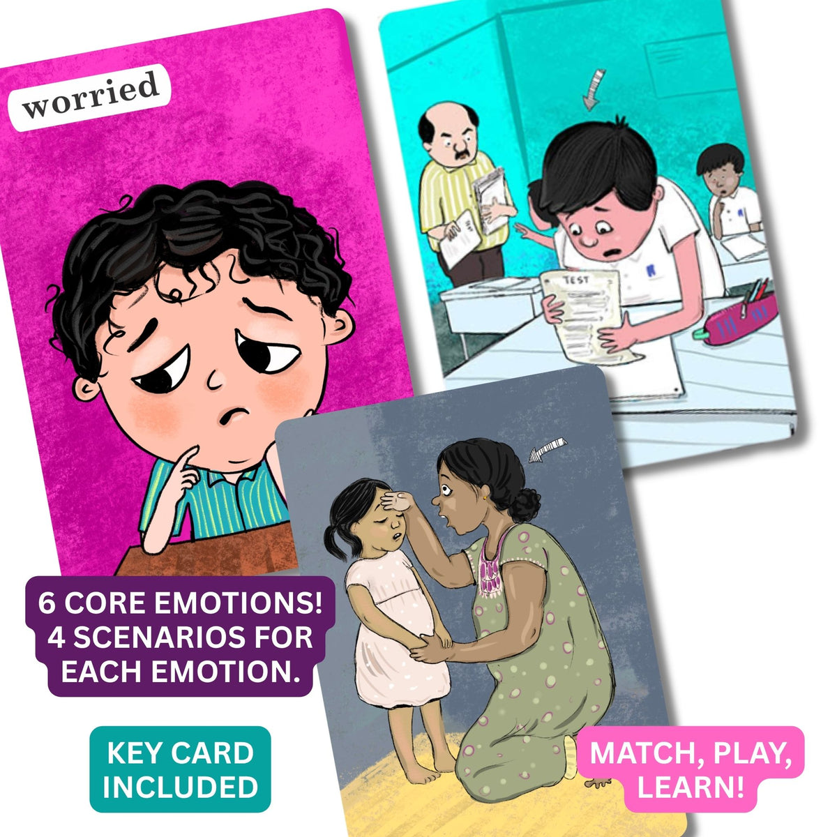 Emotions Level 1 Feelings Cards for Kids
