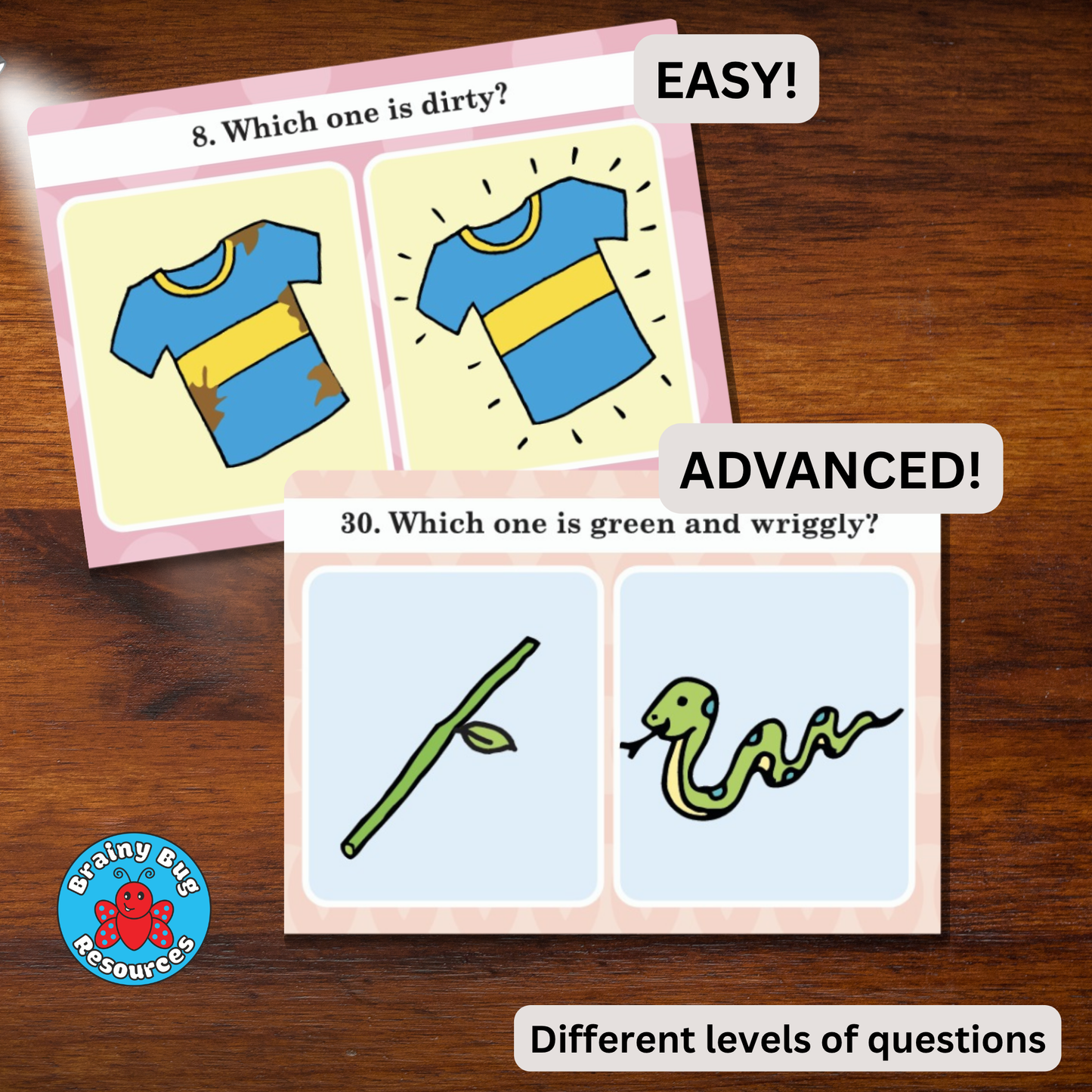 Verbal Reasoning and Describing Objects Flashcards (By Form)