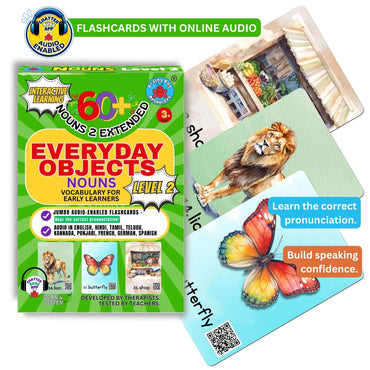 Everyday Objects Level 2: 66 Vocabulary Flashcards