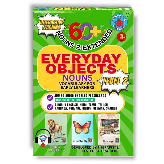 Everyday Objects Level 2: 66 Vocabulary Flashcards