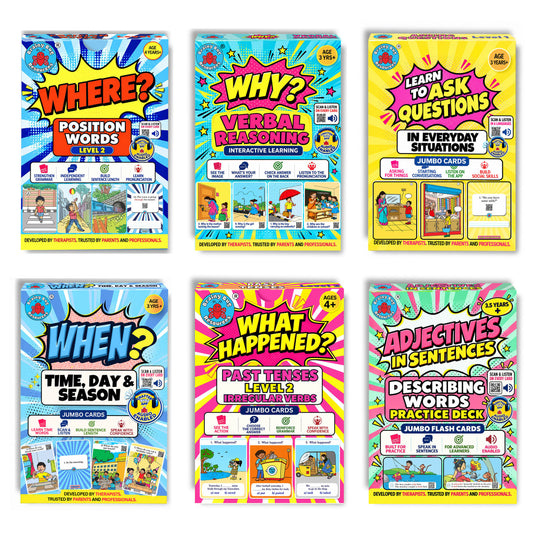 Advanced Learners Smart Bundle: 6 Decks for Reasoning and Grammar