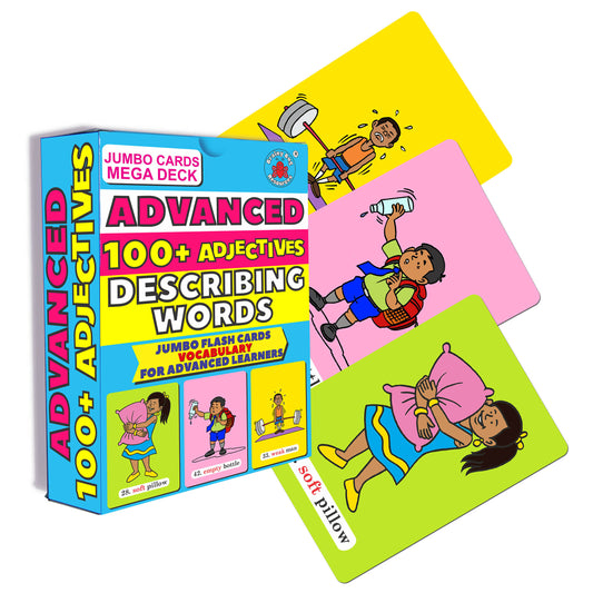 Adjectives Megadeck – 100+ Describing Words, Audio-Enabled, Ages 3+ | Brainy Bug Resources