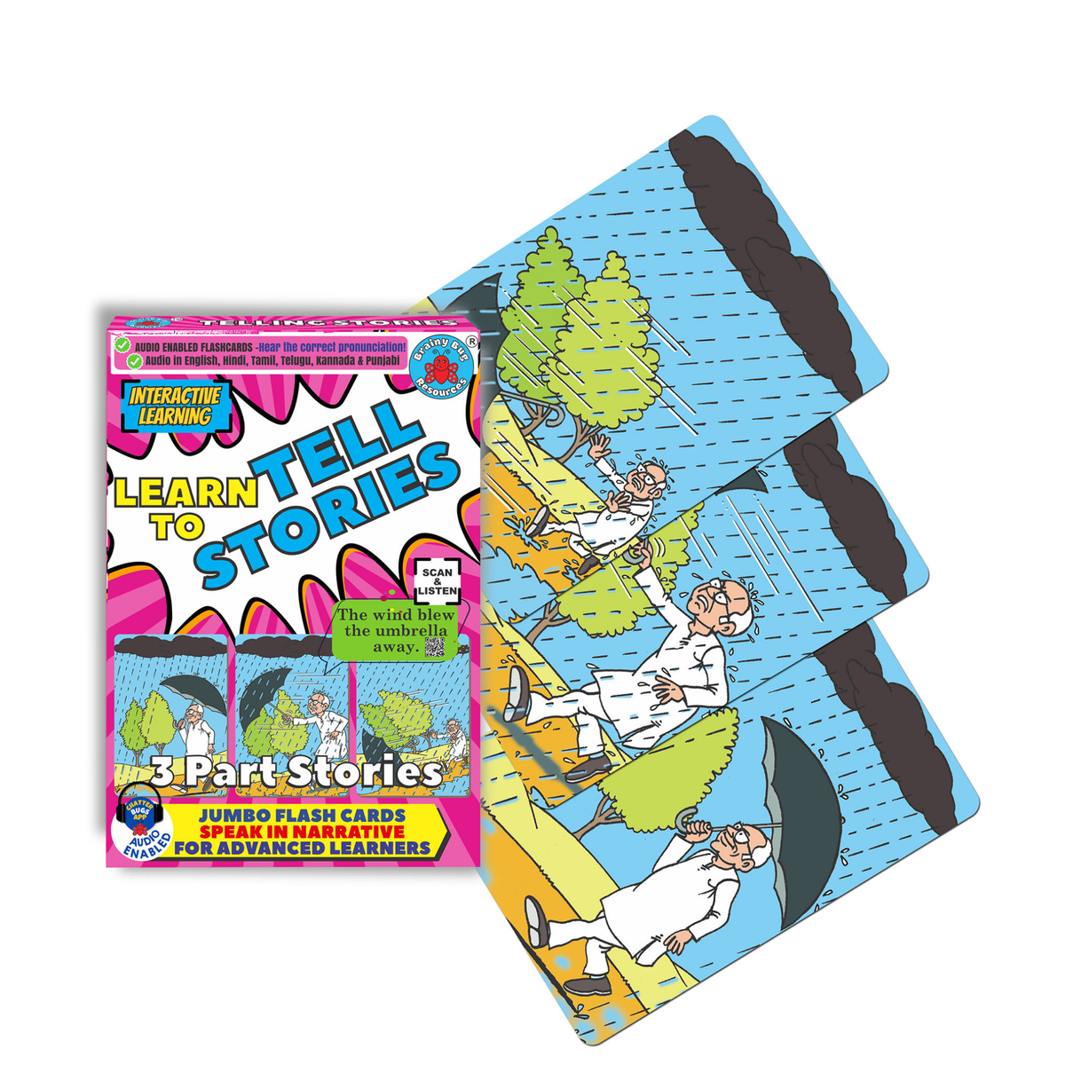 Story Sequences Audio Flashcards for Kids