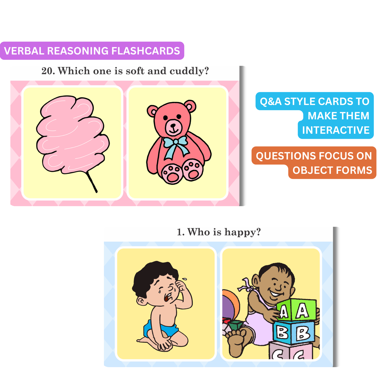 Verbal Reasoning and Describing Objects Flashcards (By Form)