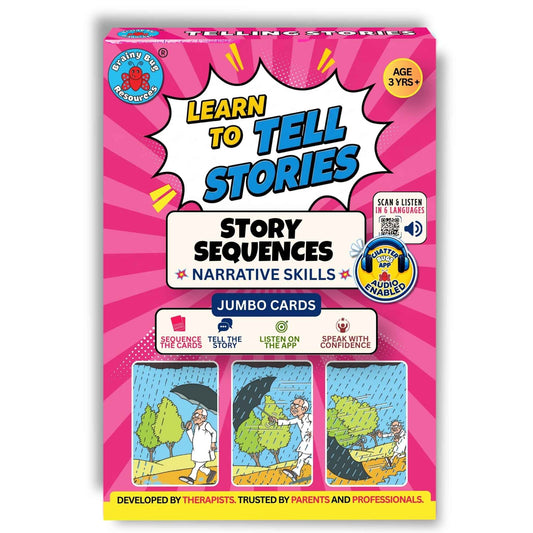 Learn to Tell Stories: 3-Part Story Sequencing Cards