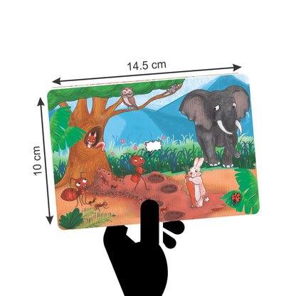 Super Solver 1: How Do You Know? verbal reasoning cards: card size shown in a hand