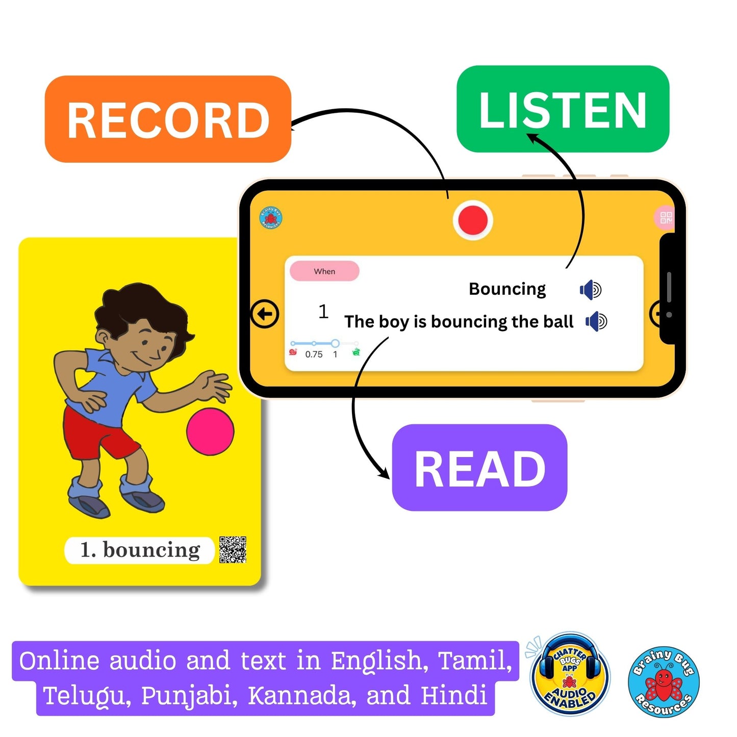 Advanced Action Words Audio-enabled Megadeck