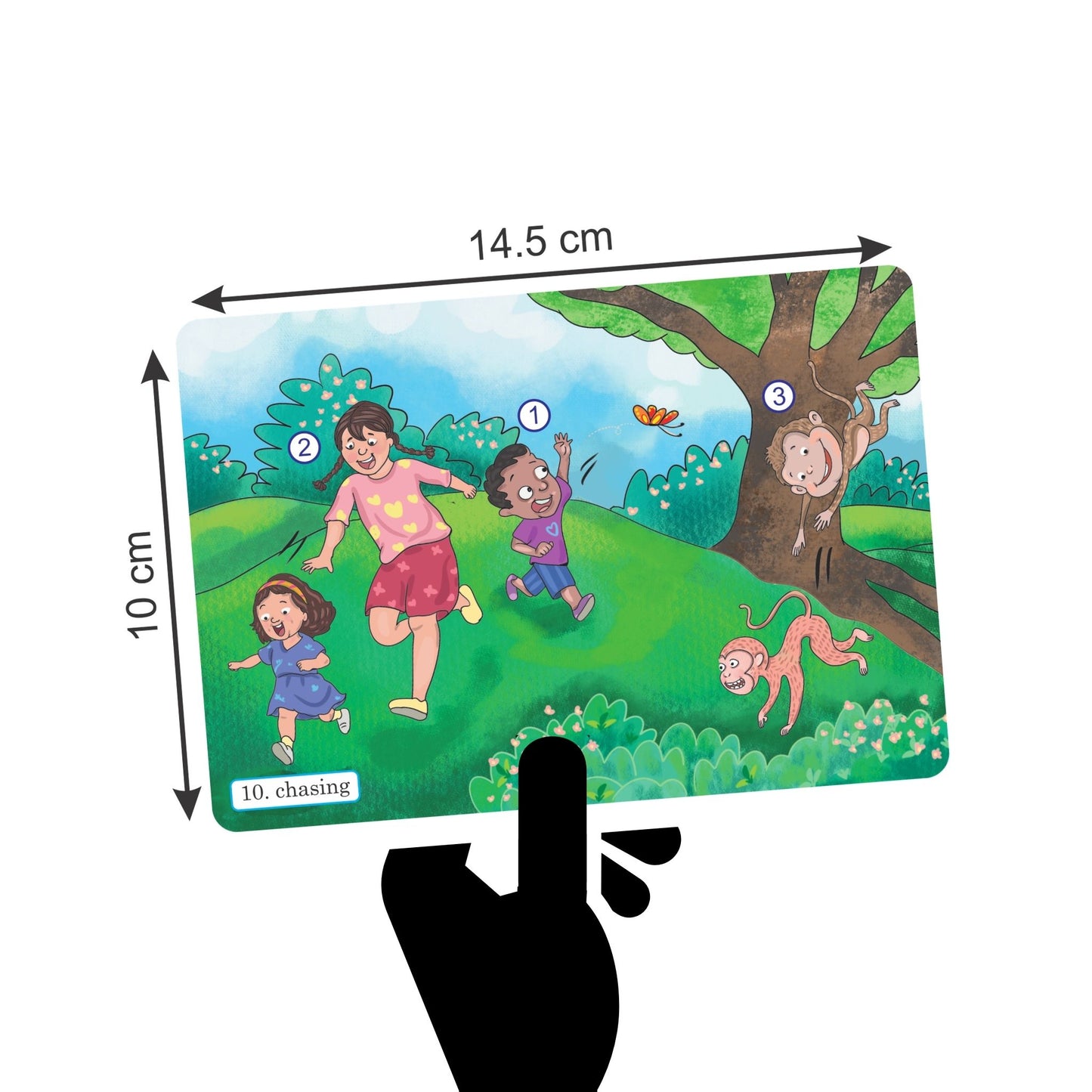 Action Words in Sentences – Audio-Enabled Sentence-Making Practice Cards