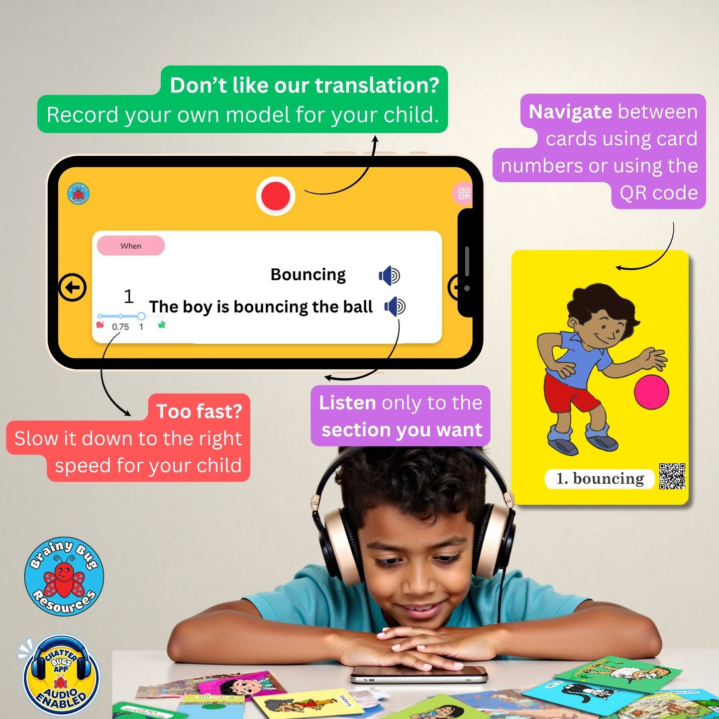 Advanced Action Words Audio-enabled Megadeck