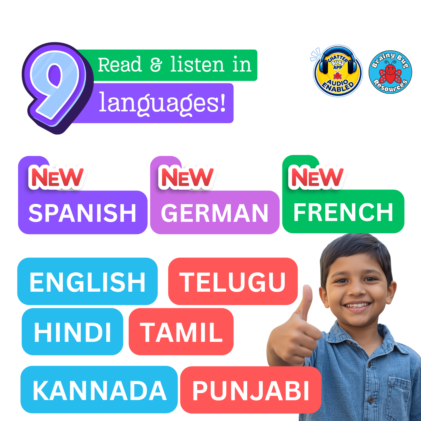 Action Words Level 1 Audio-Enabled Flashcards for Kids