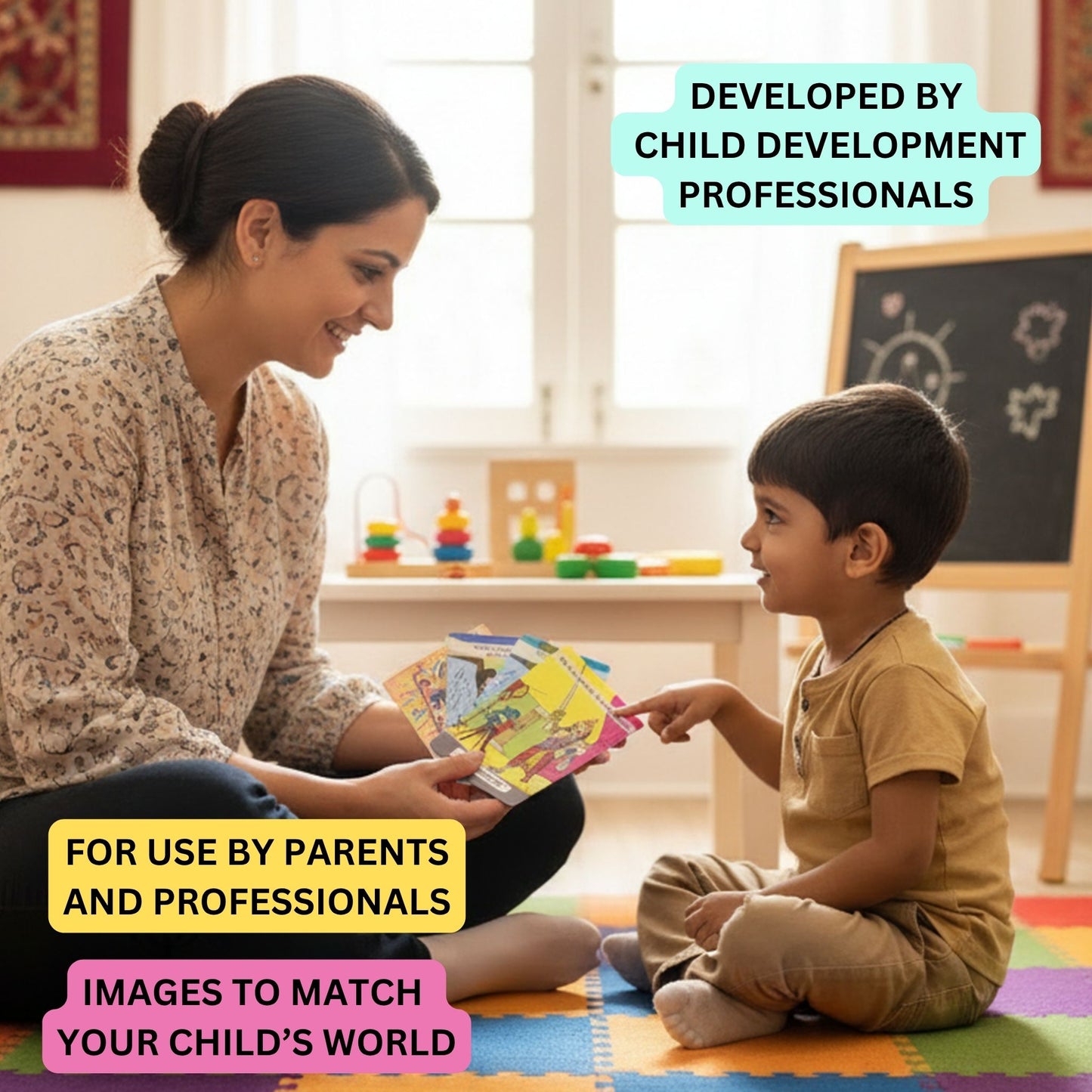 Answer Who People and Jobs Audio-Enabled Cards for Kids