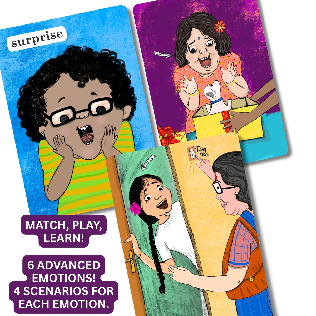 Emotions Level 2 Feelings Cards for Kids