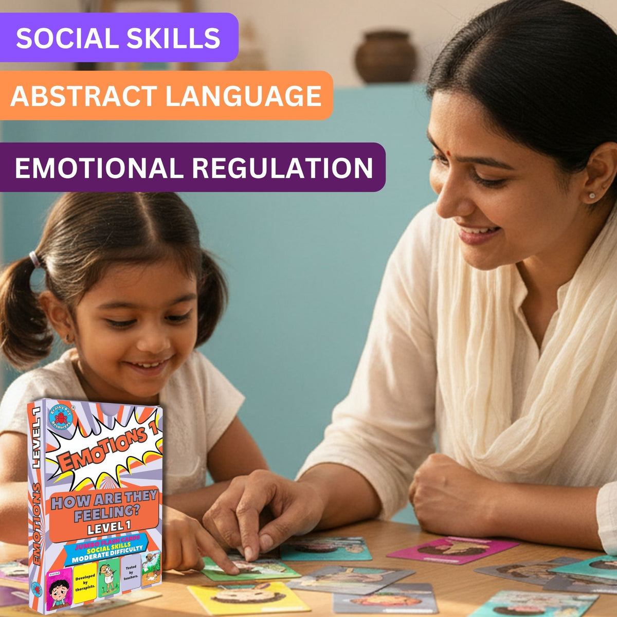 Emotions Level 1 Feelings Cards for Kids