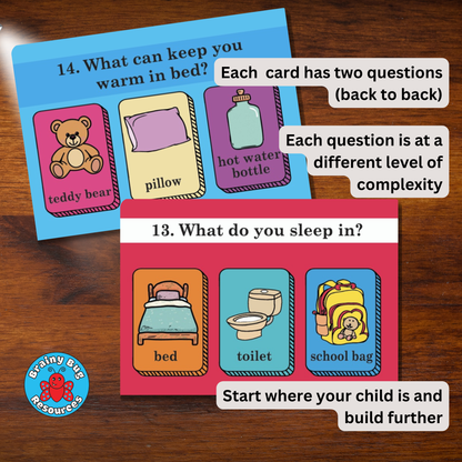 What? Verbal Reasoning Part 1: Answering What Questions Flashcards