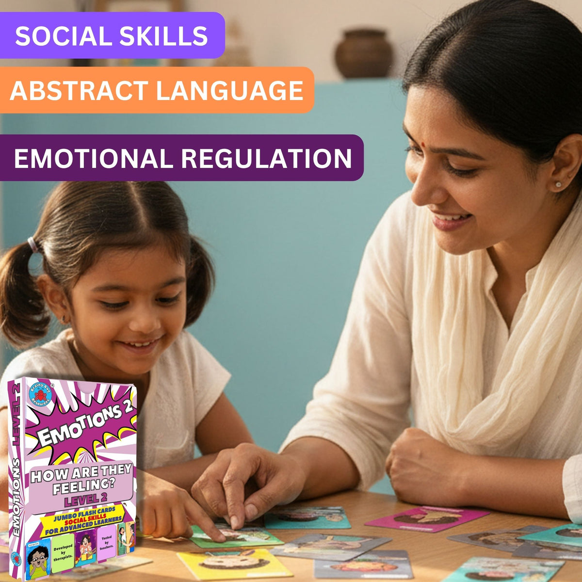 Emotions Level 2 Feelings Cards for Kids