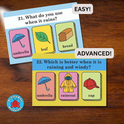 What? Verbal Reasoning Part 1: Answering What Questions Flashcards