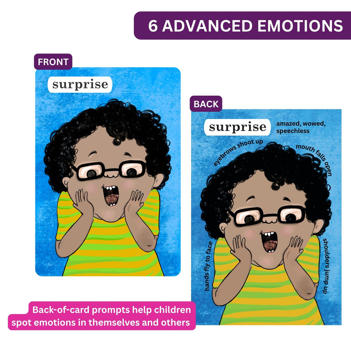 Emotions Level 2 Feelings Cards for Kids