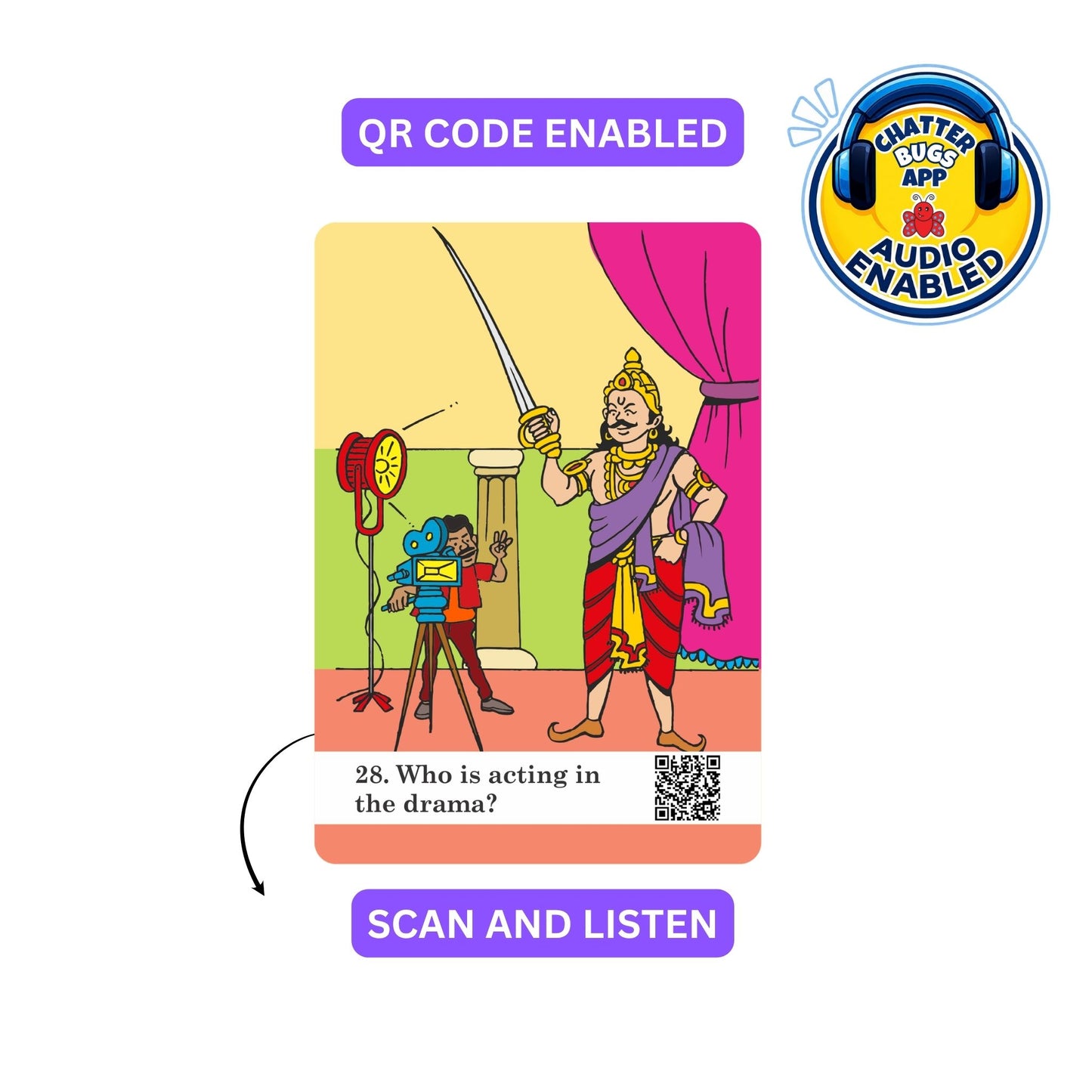 Answer Who People and Jobs Audio-Enabled Cards for Kids
