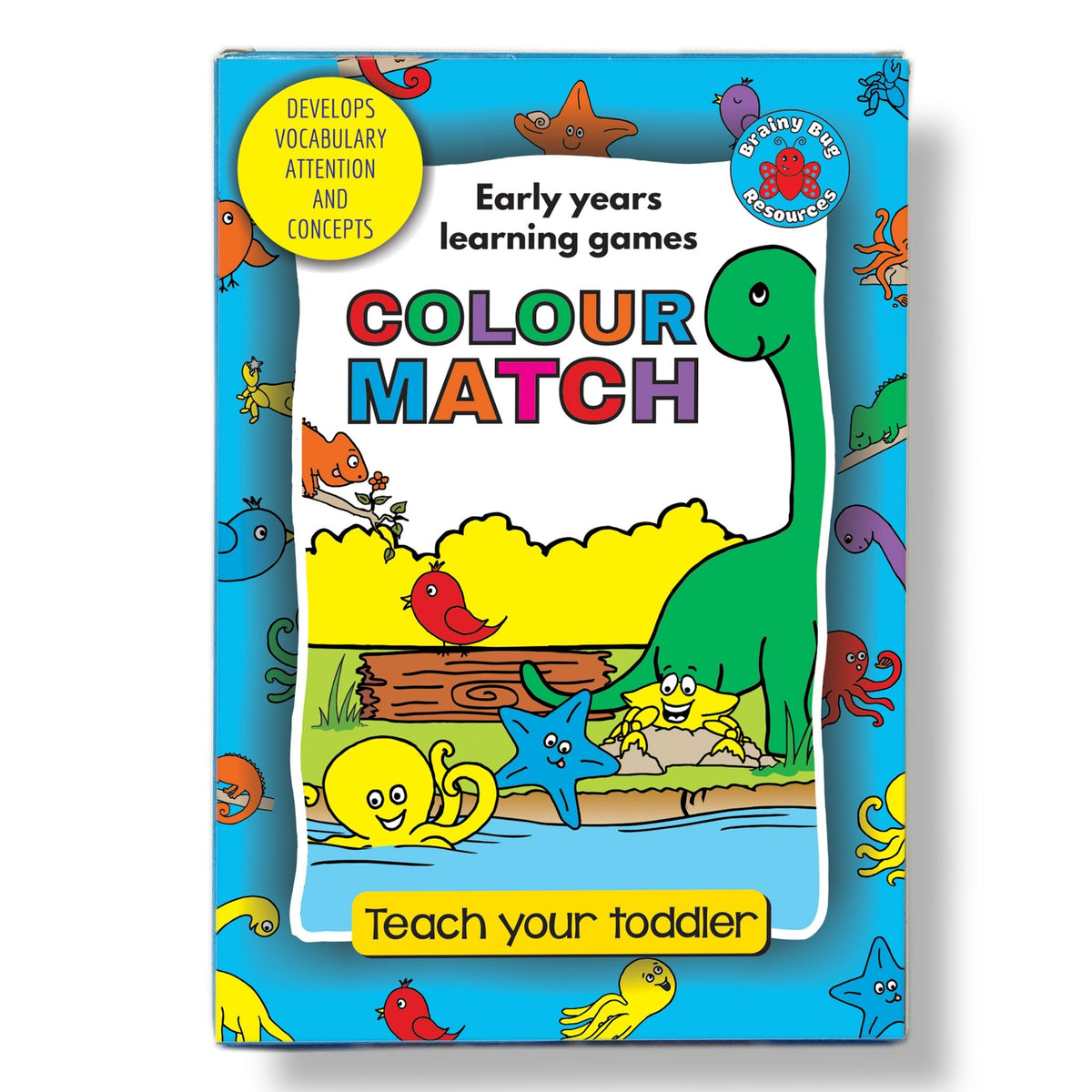 Colour Match card game: box