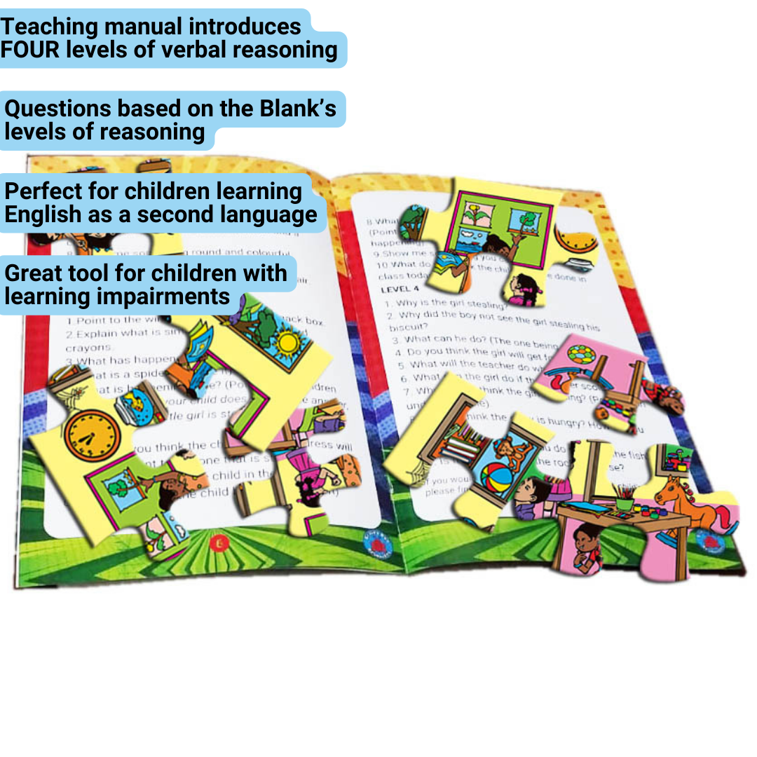 Super Thinker Verbal Reasoning Puzzle – 2 Puzzles with Teaching Manual, Ages 3-7 | Brainy Bug Resources