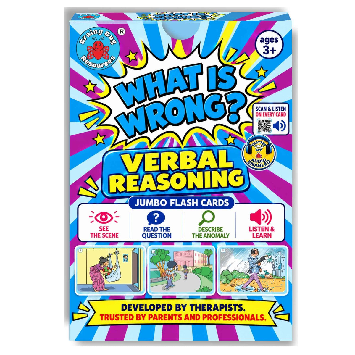What Is Wrong? Verbal Reasoning Flashcards