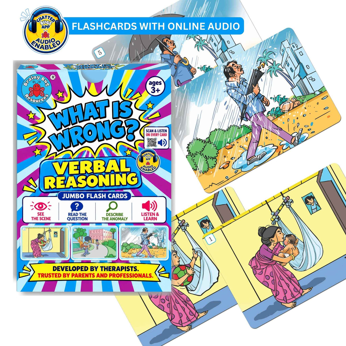 What Is Wrong? Verbal Reasoning Flashcards
