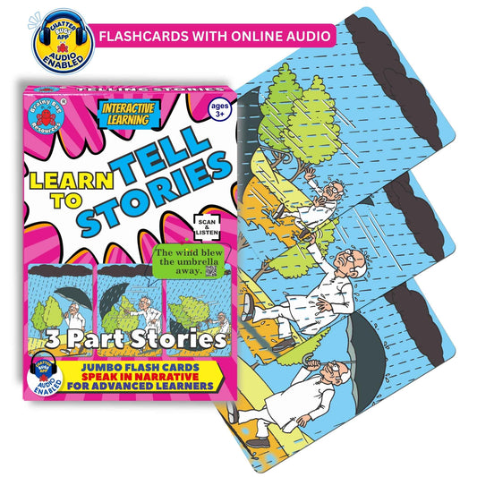Learn to Tell Stories: 3-Part Story Sequencing Cards