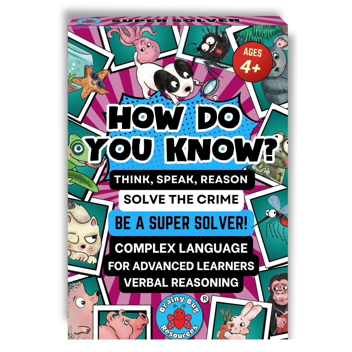 Super Solver 1: How Do You Know? verbal reasoning cards: box
