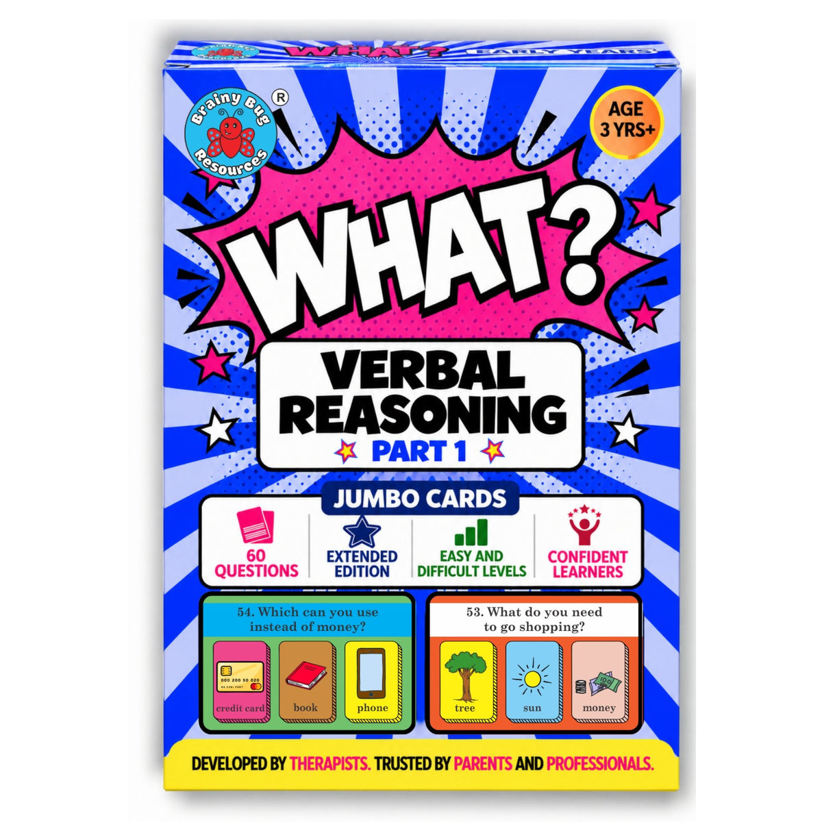 What? Verbal Reasoning Part 1: Answering What Questions Flashcards