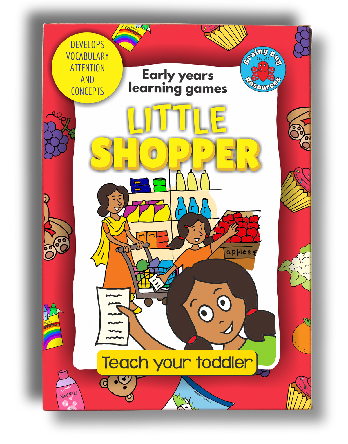 Little Shopper vocabulary game: box