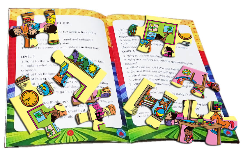 Super Thinker Verbal Reasoning Puzzle – 2 Puzzles with Teaching Manual, Ages 3-7 | Brainy Bug Resources