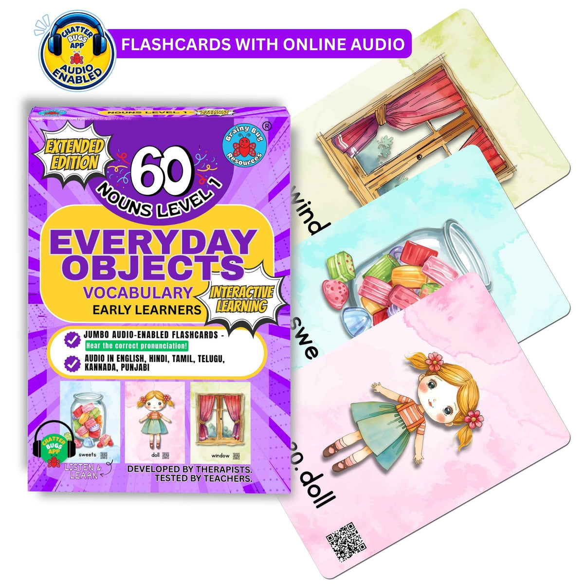 Early Learners Smart Bundle: 6 First-Words Decks